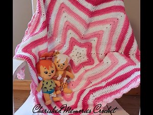 Crocheted Star Shaped Baby Blanket Tutorial | Easy Crochet | Crochet | Craft