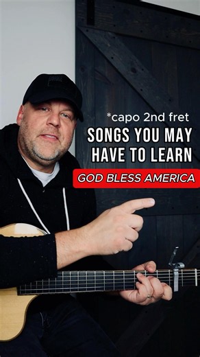 GOD BLESS AMERICA (Songs You May Have To Learn) #guitar #4thofJuly #america #USA #250 #shorts