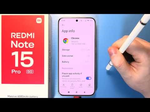 Redmi Note 15 Pro 5G - How to Clear App Cache and Data