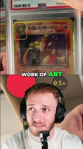 PSA 9 Dark Charizard Holo! First Graded Slabs! #shorts