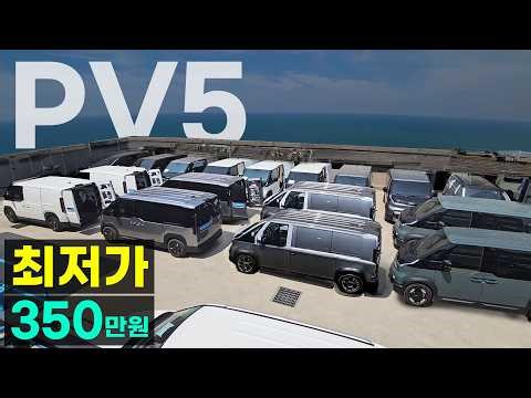 최저가 선언 PV5 카고 차박 350만원 실내 풀트리밍 단열 방음 요트바닥 캠핑 조명 기본 오픈 격벽 컬러 패신저 캠핑카 카니발 스타리아 리무진 의전 전문 서원모터스