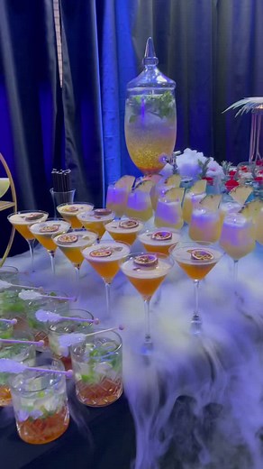 Delicious Mocktail and Fruit Table Ideas