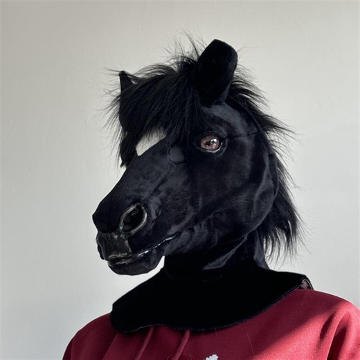 Movable Jaw Realistic Horse Fursuit Head Cosplay Mask Halloween Costumes Furry Accessories - Etsy