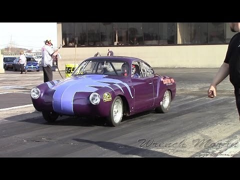 Built Volkswagen Karmann Ghia │ Drag Racing at Import Face off