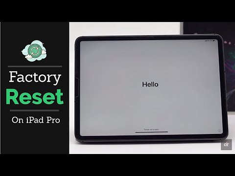 Factory Reset on iPad Pro without PC | Erase All Content and Settings from iPad Pro
