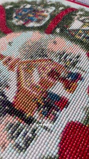 Hope you love this ASMR video! I super enjoyed using multiplacers. #reels #asmr #diamondpainting #christmas | RKsensei