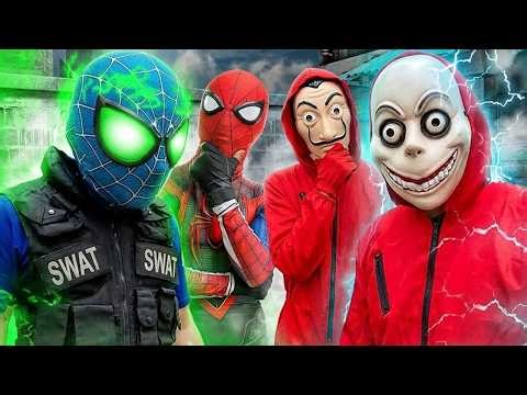 TEAM SPIDER-MAN Nerf War vs BAD GUY TEAM ( ALL Action Story ) || FAN MOVIE
