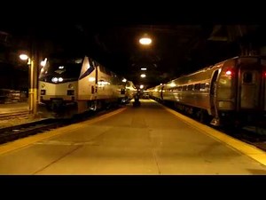 Amtrak #82 GE P42DC arrives with Capitol Limited to Pittsburgh Union Station