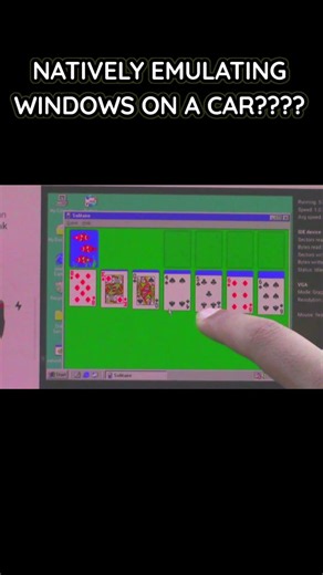 Windows 98 Solitaire On A CAR?