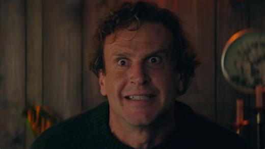 Jason Segel and Samara Weaving are a murder-obsessed married couple in unhinged first trailer for Over Your Dead Body