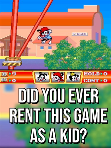 Do You Remember Renting Animaniacs on SNES? #fyp #gaming #nostalgia #retrogaming #snes