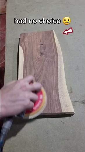 making a live edge cutting board