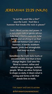 Jeremiah 23:29 (Nkjv) | AffirmationAwakening