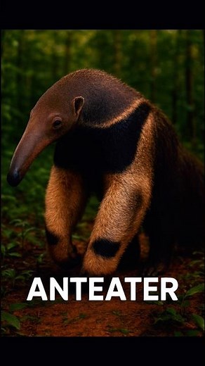 Fascinating Anteater Facts: Uncovering Their Unique Traits!" #wildlife #animals #shorts #shortvideo