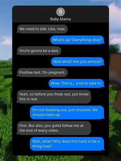 #story part 1|pregnancy reveal| #minecraft