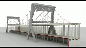 Video rendering of Pier Luigi Nervi’s Burgo paper mill structure, developed by NerViLab (2012), with modelling by Maurizio Giodi