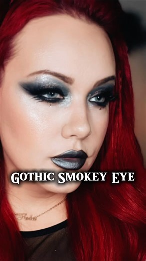 Gothic Smoky Eye — 30 Second Tutorial | Dark Beauty Academy #makeup #goth