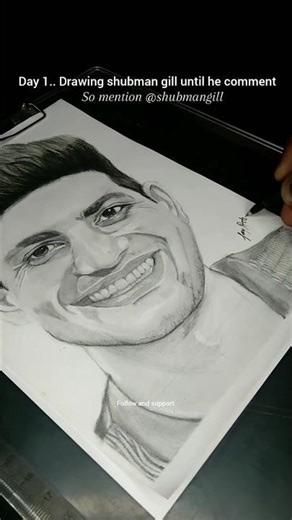 day 1 shubham gill drawing | #jaiskecthes #mustwatch #indvsnz