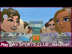 Wii Sports Club - Baseball (#Wii U, #042) Player Alex ( Road to Pro Class ) 🤩 AlexGamingTV