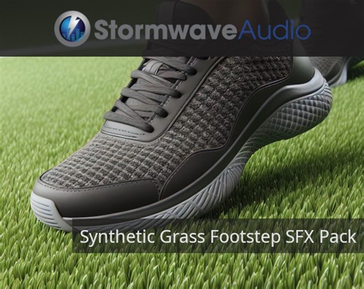 Synthetic Grass Footstep SFX Pack by Stormwave Audio