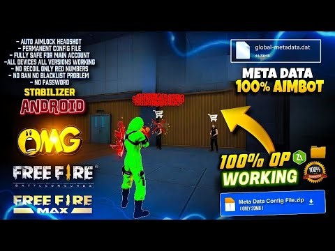 Auto Headshot Config File 🚀🎯 freefire aimbot + aimlock 🎯 | Headshot config file free fire max 🔥