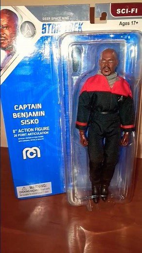 Captain Benjamin Sisko, Star Trek Deep Space Nine, M.O.C. - Mego Corporation #actionfigure #art