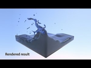 NVIDIA PhysX FleX fluid simulation - 500K particles