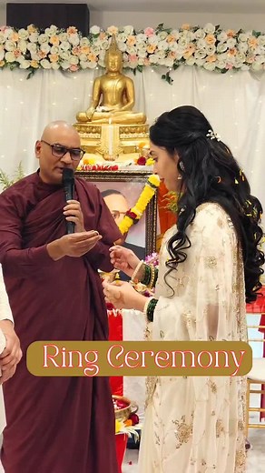 11K views · 719 reactions | Ring Ceremony/#buddha #peace #chanting #meditation #metta #buddhist #dhamma #ayupal #facebookpost #instagramreels | Bhante Ayupal Bhante | Facebook