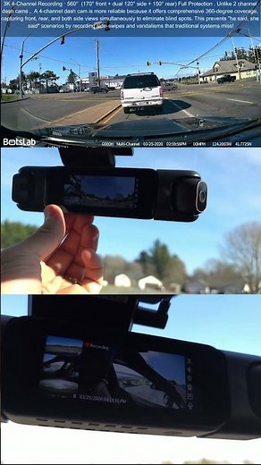 Botslab G980H 3K 4-channel Dashcam Quick review Front Rear & Inside This Dash Cam Sees It All