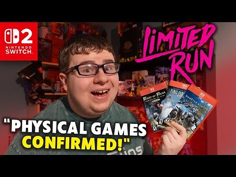 Limited Run Physical Games CONFIRMED For Nintendo Switch 2!