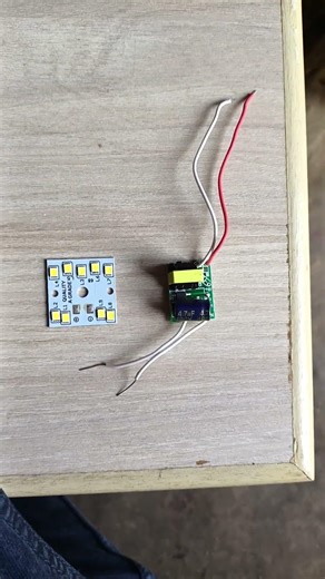 9 volt led smd and driver #electronic