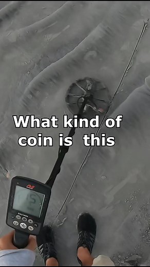 Found a peculiar coin at the beach with my detector! 🪙 #unusual #beachfinds #weirdcoin #coinfind #metaldetecting | NovTreasures Vault