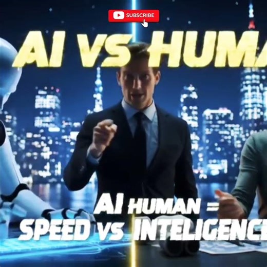 AI vs Human: Faster, Not Smarter