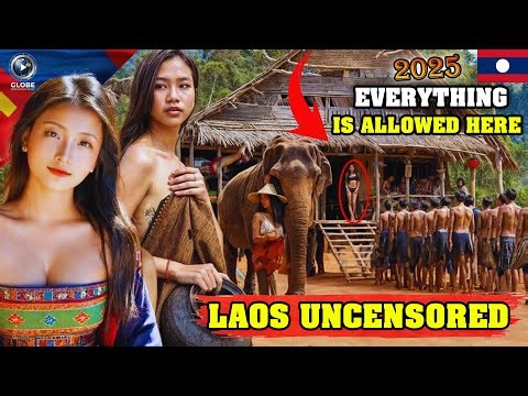 Real Life in LAOS! World's CHEAPEST COUNTRY Laos Lady More Beautiful Than AI - Travel Documentary