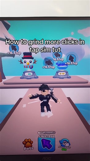 How to grind more clicks in tap simulator updates, mainly for beginners! #tapsimulator #tappingsim #tapsim #tappingsimulator #tutorial