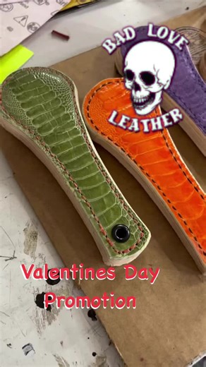 Travis Poole on Instagram: "Come check out my page on Monday the ninth for the Valentine’s Day promotion and giveaway. This one’s gonna be hot!🔥 this is definitely a good way to get your sweetheart. A bad ass Bad Love Leather sap!"