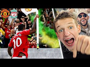 OLD TRAFFORD ERUPTS as MAN UNITED WIN THE DERBY vs LIVERPOOL