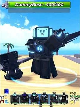 Utcm skin dummy defense showcase! (From box td) #roblox #robloxedit #gaming