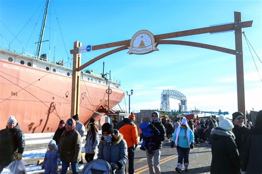 Photos and video: 2025 Duluth Winter Village kicks off