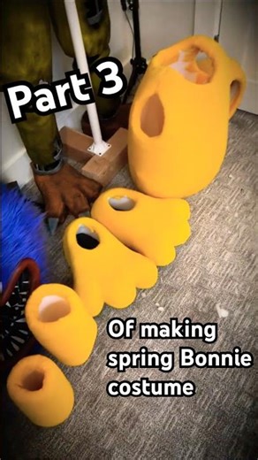 Part 3 of making spring Bonnie costume from movie!￼