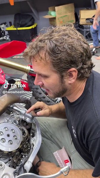 CRF450R starter issue #honda #crf450r #greatdane #dogyawn