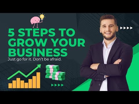 5 easy steps to grow your business | How to grow your business