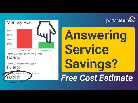 Medical Answering Service Pricing Calculator | How Much Does PerfectServe Cost?