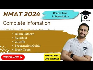 Course Launch for NMAT 2024 | Complete Information | Pattern | Syllabus | Cutoffs | Mock Tests