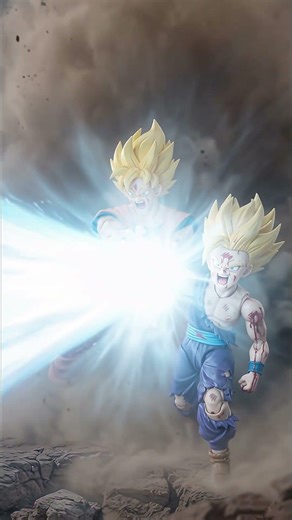 Stop Motion SH Figuarts El momento más épico de Goku y Gohan 💔🔥 #dragonball #goku #gohan