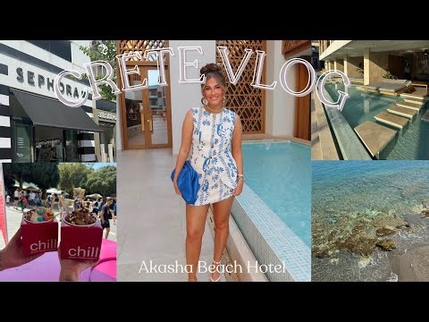 CRETE VLOG PART 1 | Akasha Beach Hotel | Heraklion City Centre | Exploring | NC