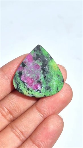 Natural Ruby Zoisite Heart Shape Cabochon Loose Gemstone for Making Jewelry 42ct. 28x28x6mm (stone as Picture - Etsy
