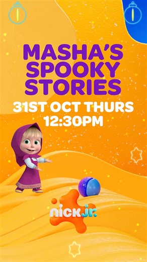 Your childhood fears don't stand a chance against teacher Masha's No Fear classes. Overcome all your childhood fears with every episode. Catch Masha's Spooky Stories, 31st Oct Thursday, 10:30 AM on Nick Jr. [Masha, Bear, Masha and the Bear] #nickjr #nickjrin | Nick Jr. India