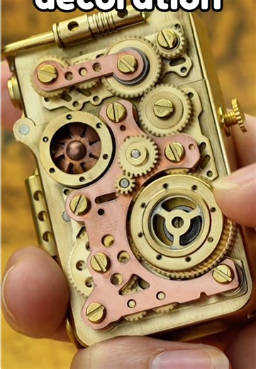 Precision in Motion: Steampunk Lighter - Gear Linkage Showcase #thorenslighter #LighterCollection #MensAcessories #Steampunk #MensEDC