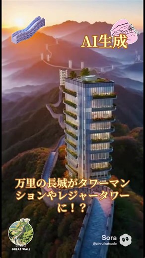 #万里の長城#タワマン#レジャータワー
